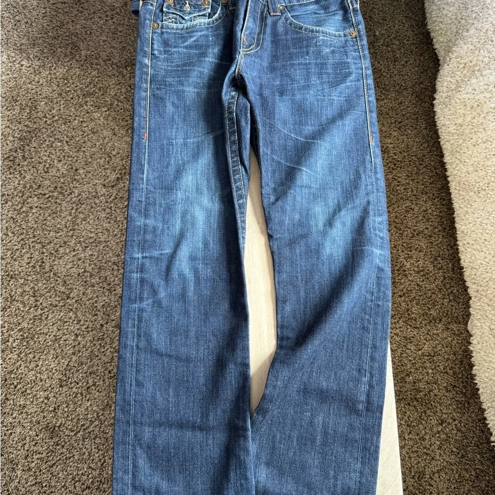 True Religion Men's Indigo Bootcut Jeans